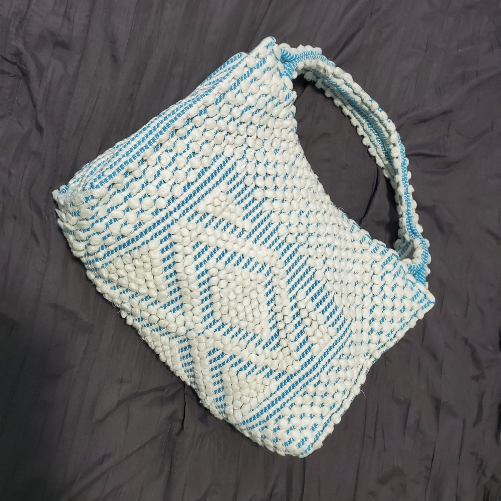 Antonello Tedde Montesantu Small Hobo Handbag Tote Handwoven
